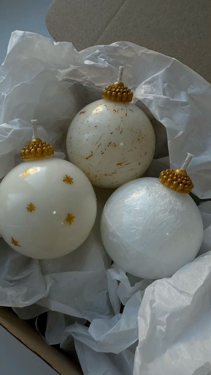 Esferas navideñas artesanales